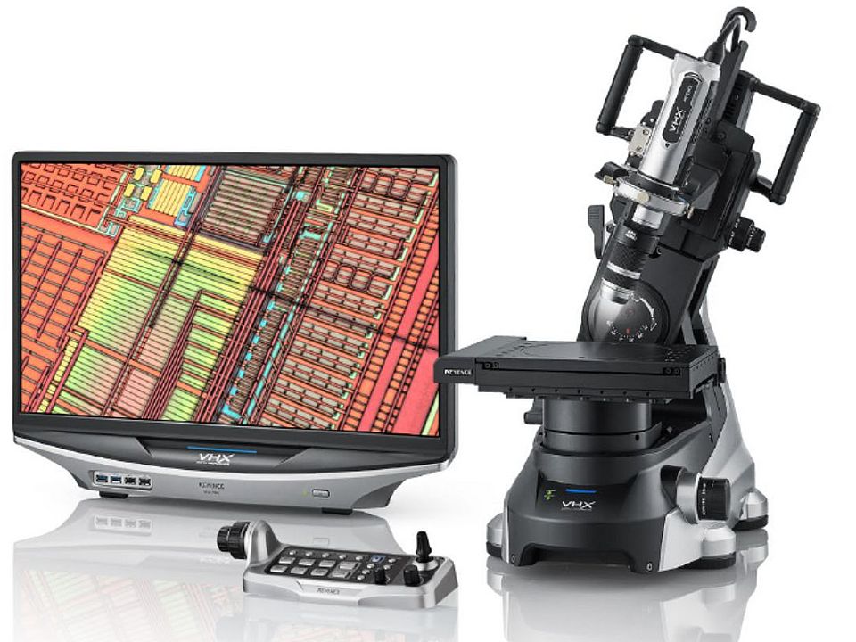 Our group has a Keyence Digital Microscope VHX-7000 (4k) and VHX-S770E motorized stage to take images of stalagmites and thin sections. Digital Image analysis allows us to measure  the thickness of annual growth bands and distribution of fluid inclusions within a stalagmite.  
