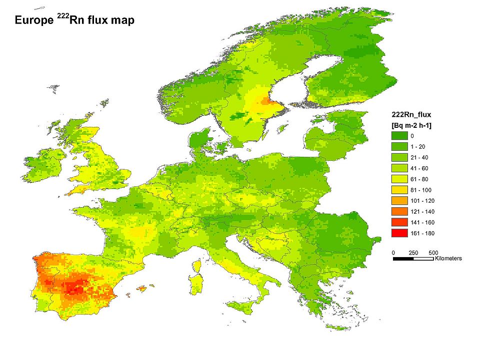 radon map